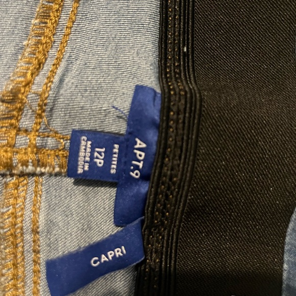 NWT APT.9 Capri Size 12 Petites - Picture 3 of 9